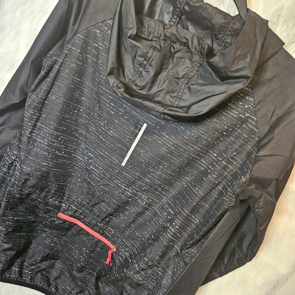 Move by Ardene Reflective Stripe Zip-Up Windbreaker NWOT - Picture 4 of 6